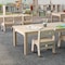 Flash Furniture 23.5 in W, 47.25 in L, 14.5 in H, Beechwood, Birch Plywood, Beech MK-ME088010-GG - alternate 5